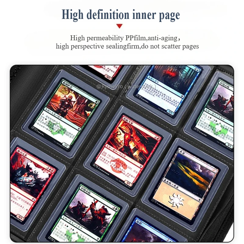 يحمل الموثق Toploader يحتوي على 252+ لوادرًا علويةًا و9 مجلدات تحميل علوية للجيب لحاملي البطاقات الصلبة مقاس 3 × 4 بوصات لبطاقات MTG TCG الرياضية #4