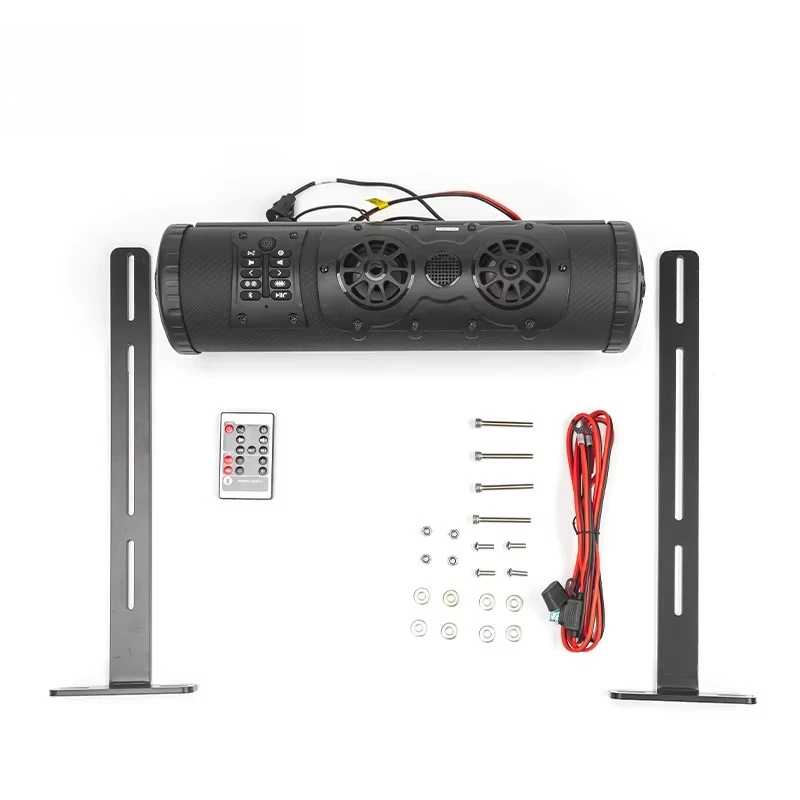 

Marine Sound Bar IP66 Waterproof 18 Inch Plastic Speaker System with 5 Speakers and RGB LED Lights
