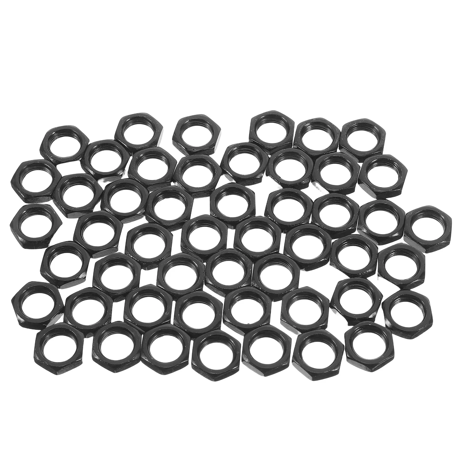 

50Pcs Durable Lamp Nuts Fine Thread Pitch Lighting Fixtures DIY Repair Parts Fasteners Standard Lampshade Holders Socket Nuts