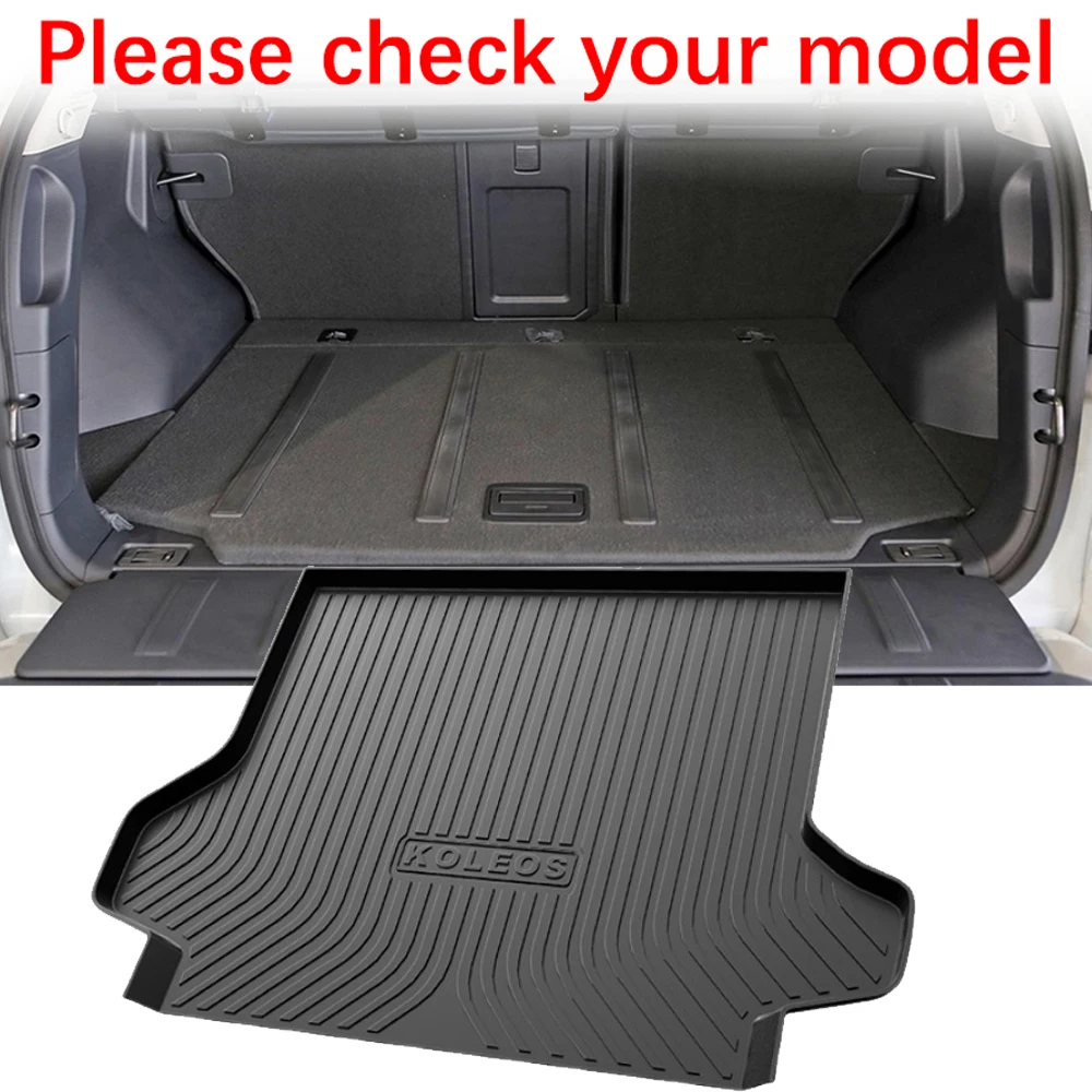 Car Trunk Mats For Renault Koleos 2009 Accessories Samsung QM5 HY 2007~2016 MK1 Car Rear Cargo Tray Trunk Rear Pads Accessories