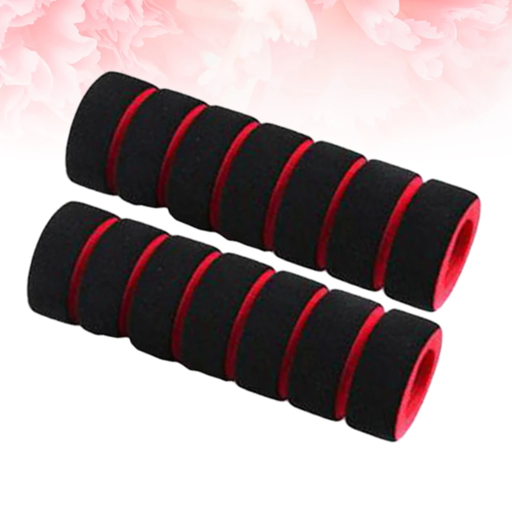

2 Pcs Motor Bike Bicycle Grip Non-slip Handle Grips Bar Sponge Motorcycle Cover Handlebar