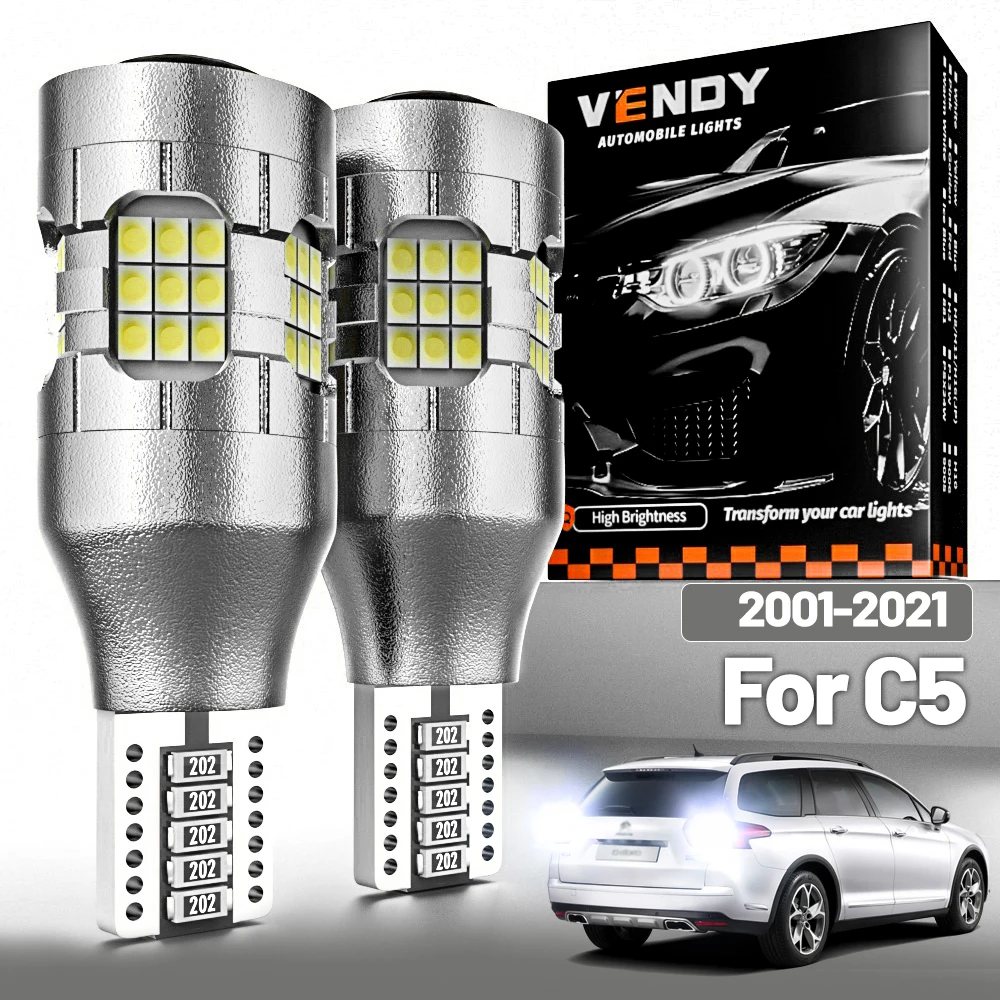 2 stücke LED Reverse Licht Für Citroen C5 2001-2021 Backup Lampe 2007 2008 2011 2012 2013 2014 2015 2018 2019 2020 Canbus Zubehör