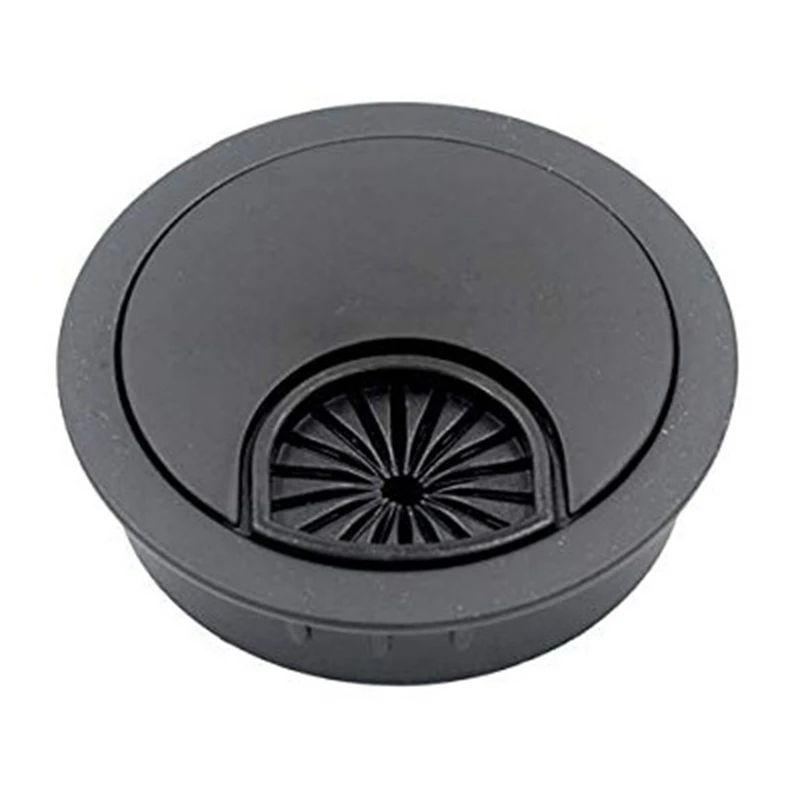 5 قطعة 2 بوصة مكتب سلك الحبل كابل الحلقات ثقب غطاء لمكتب الكمبيوتر مكتب كابل الحبل المنظم غطاء بلاستيكي