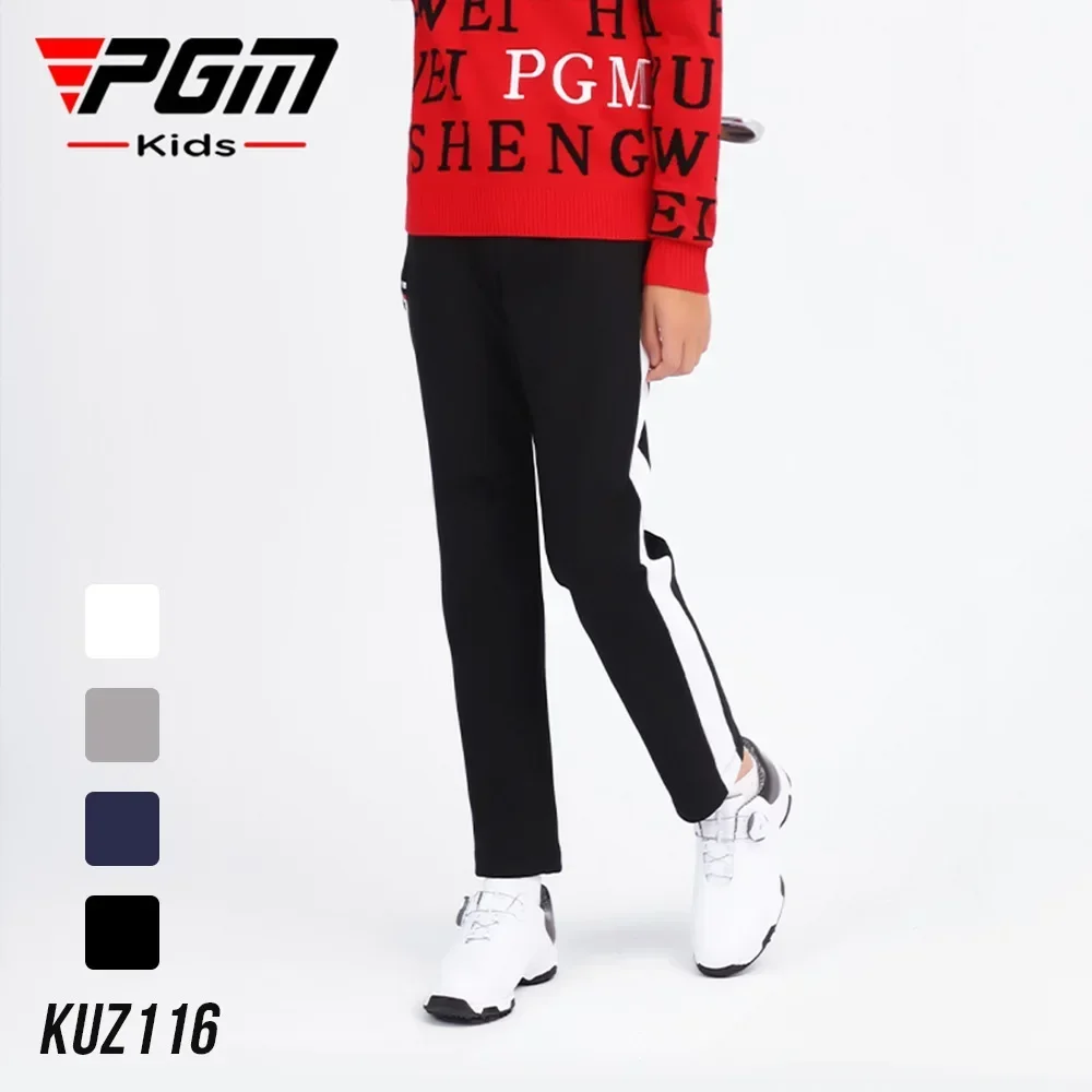 PGM Golf Children's Sports Pants Boys' Pants Autumn/Winter Youth Clothing Warm Sports Pants