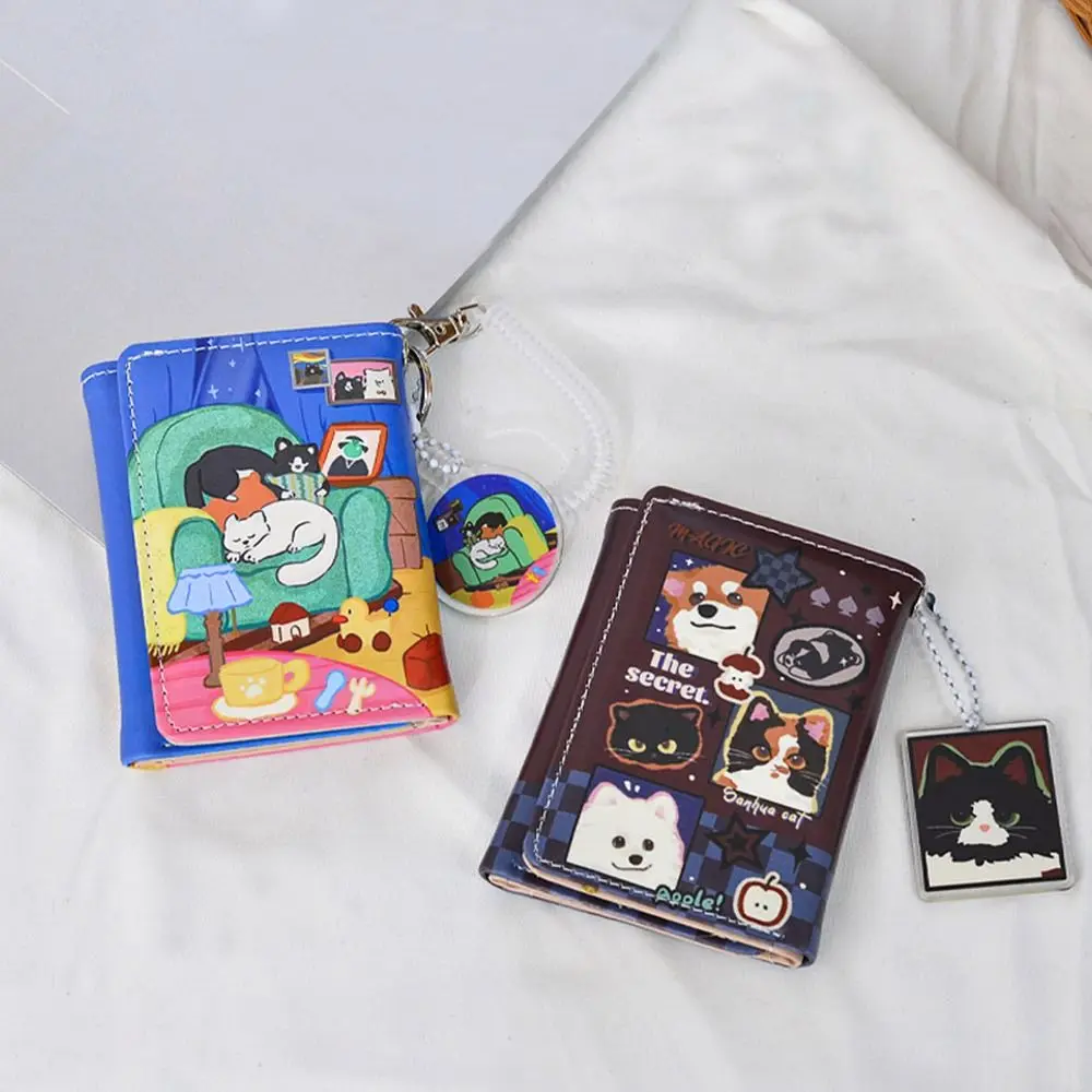

Cute PU Leather Money Coin Purse Cartoon Waterproof Credit Card Holder Card Wallets Girls