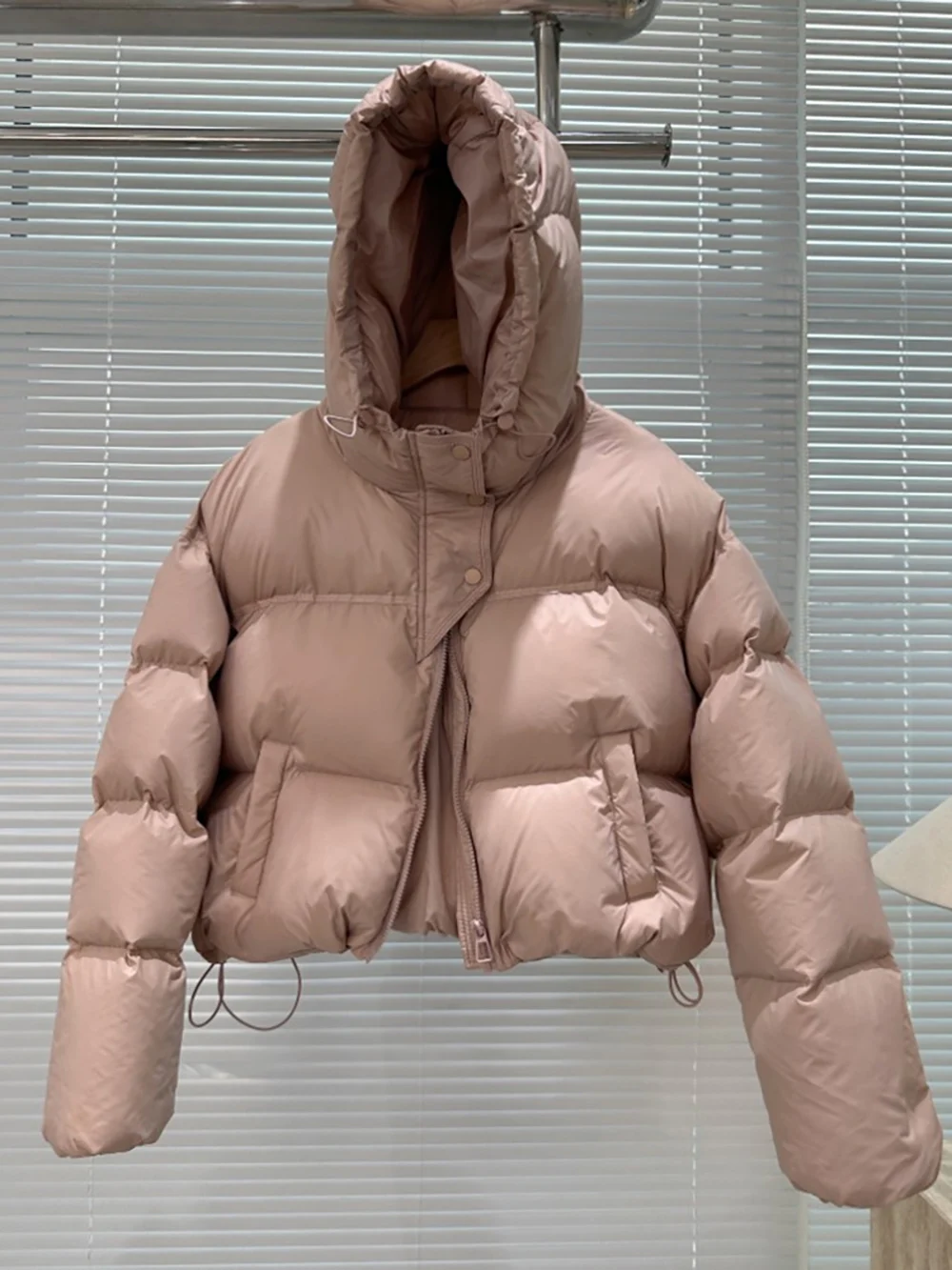 Oversize Cotton-padded Coats Women Short Outerwear Winter Thick Warm Hooded Puffy Bread Quilted Jackets Female Loose Parkas Tops