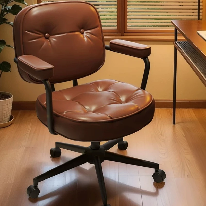 Swivel Recliner Computer Office Chair Gaming Leather High Back Office Chair Living Room Nordic Bureau Meuble Office Furniture