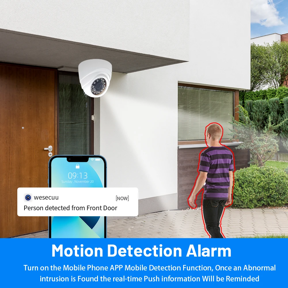 WESECUU cheapest prices cctv security system ahd camera kit 8 channel cctv system AHD security camera analog camera