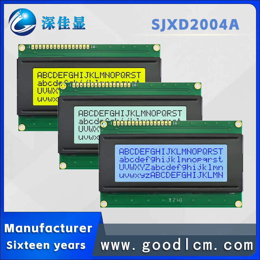 

Превосходный ЖК-дисплей 20X4 символов, матричный ЖК-экран SJXD2004A с подсветкой, промышленный 20*4 цифровой модуль дисплея LCM
