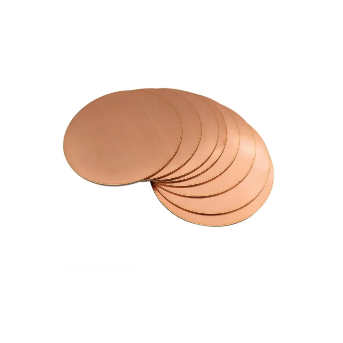 T2 Purple Copper Round Plate / Round Red Copper Pad 0.5 0.8 1 1.5 2mm