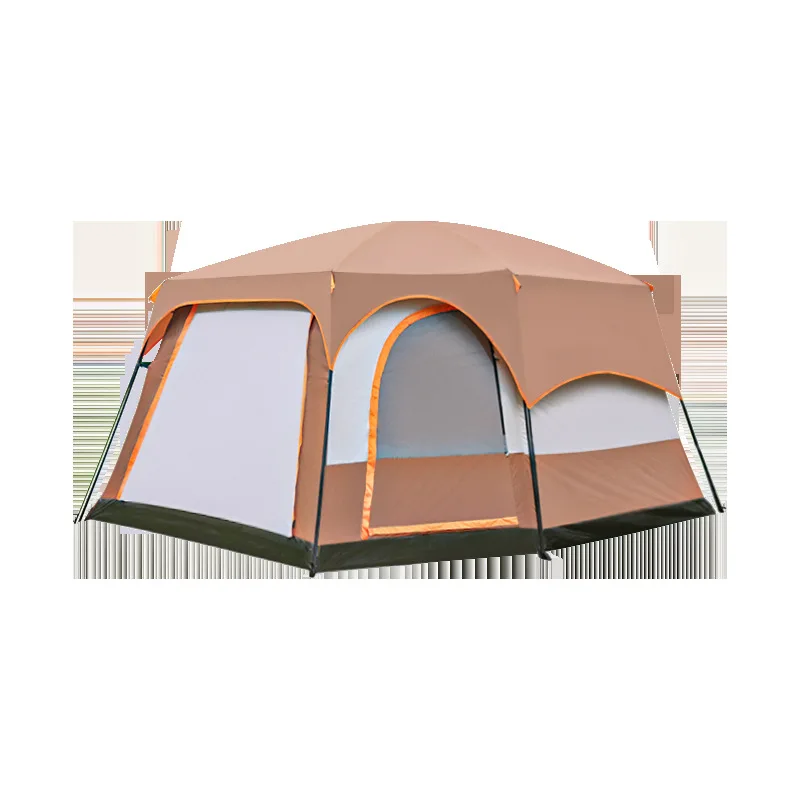 

Outdoor camping, tent, two bedrooms and one living room, large, thickened rainproof