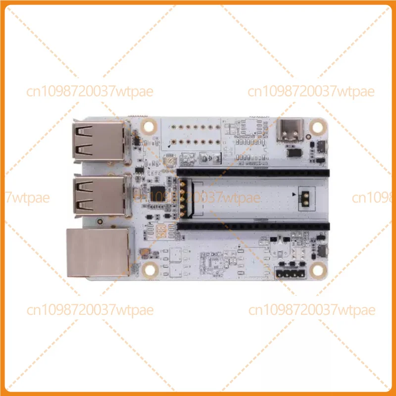 For Milk‑V Duo USB Ethernet Expansion Base Board, 4×USB Ports, 100M Ethernet, Compatible with Milk‑V Duo Duo 256M
