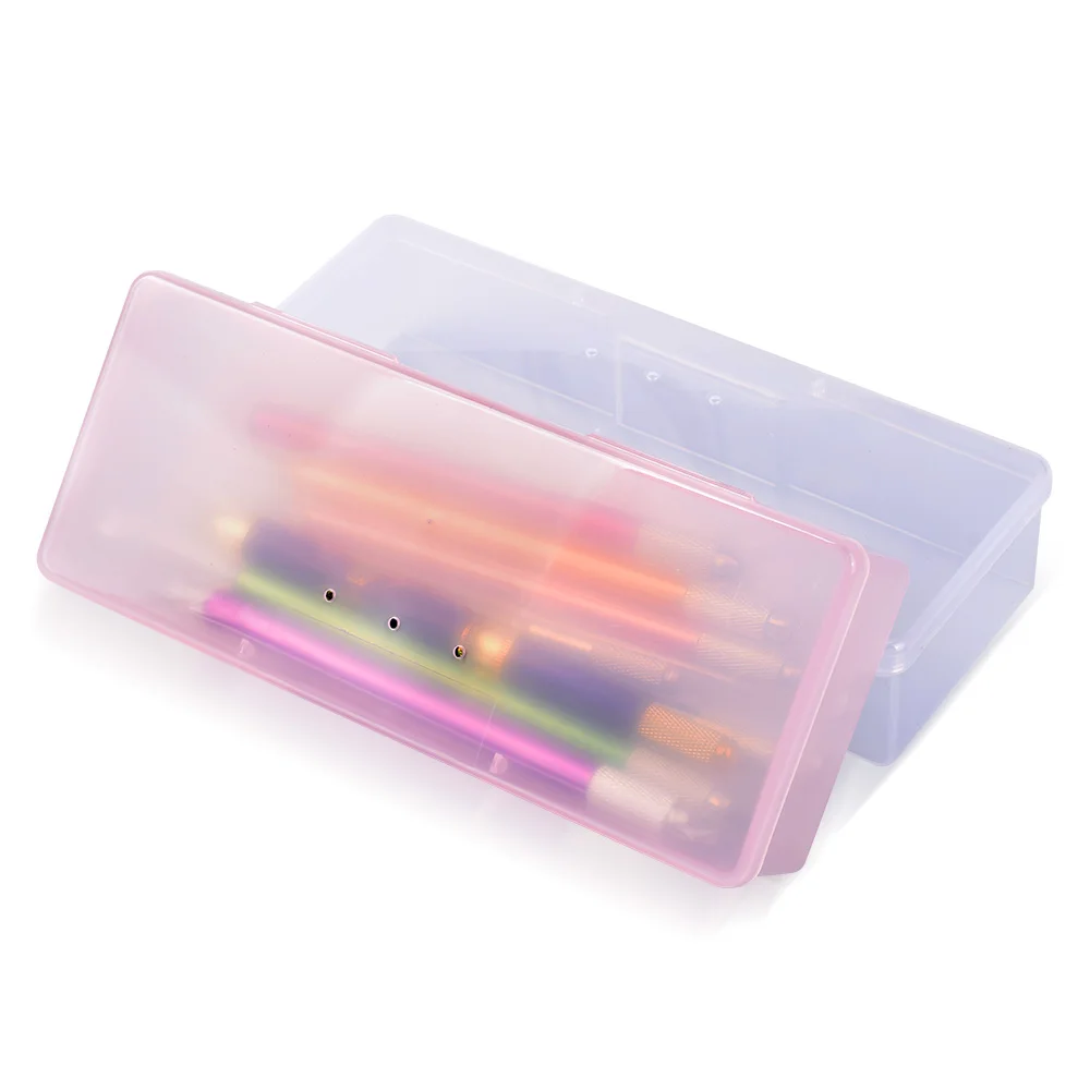 

Plastic Tattoo Microblading Storage Box Cute Kawaii Transparent PP Pencil Case Eyebrow Manual Microblading Supplies Cool Stuff