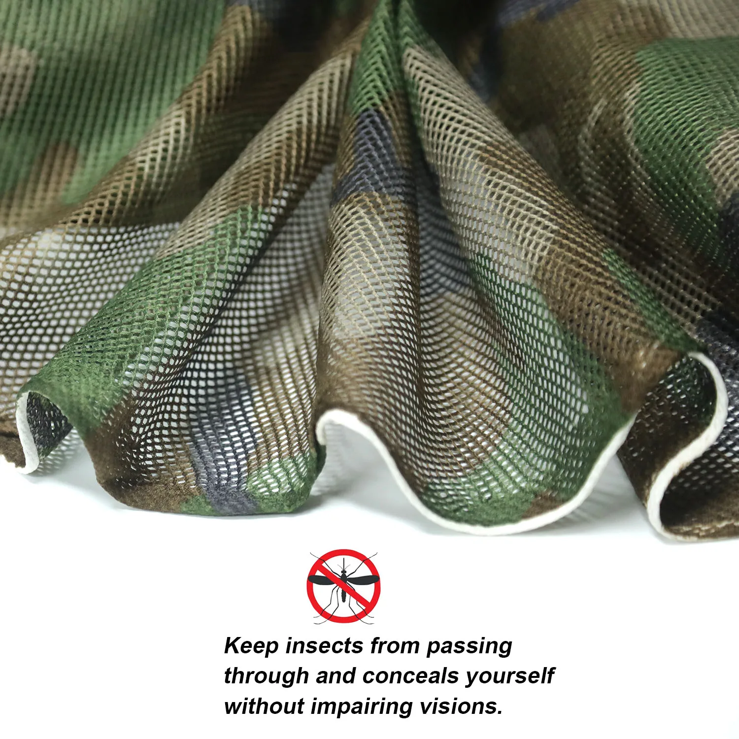 Camouflage Mesh Cloth, Shade Net, Camo-Net, Home Garden, Decoration Fence, Outdoor Shade, Awning Cover, 1.5m Wide, 300D