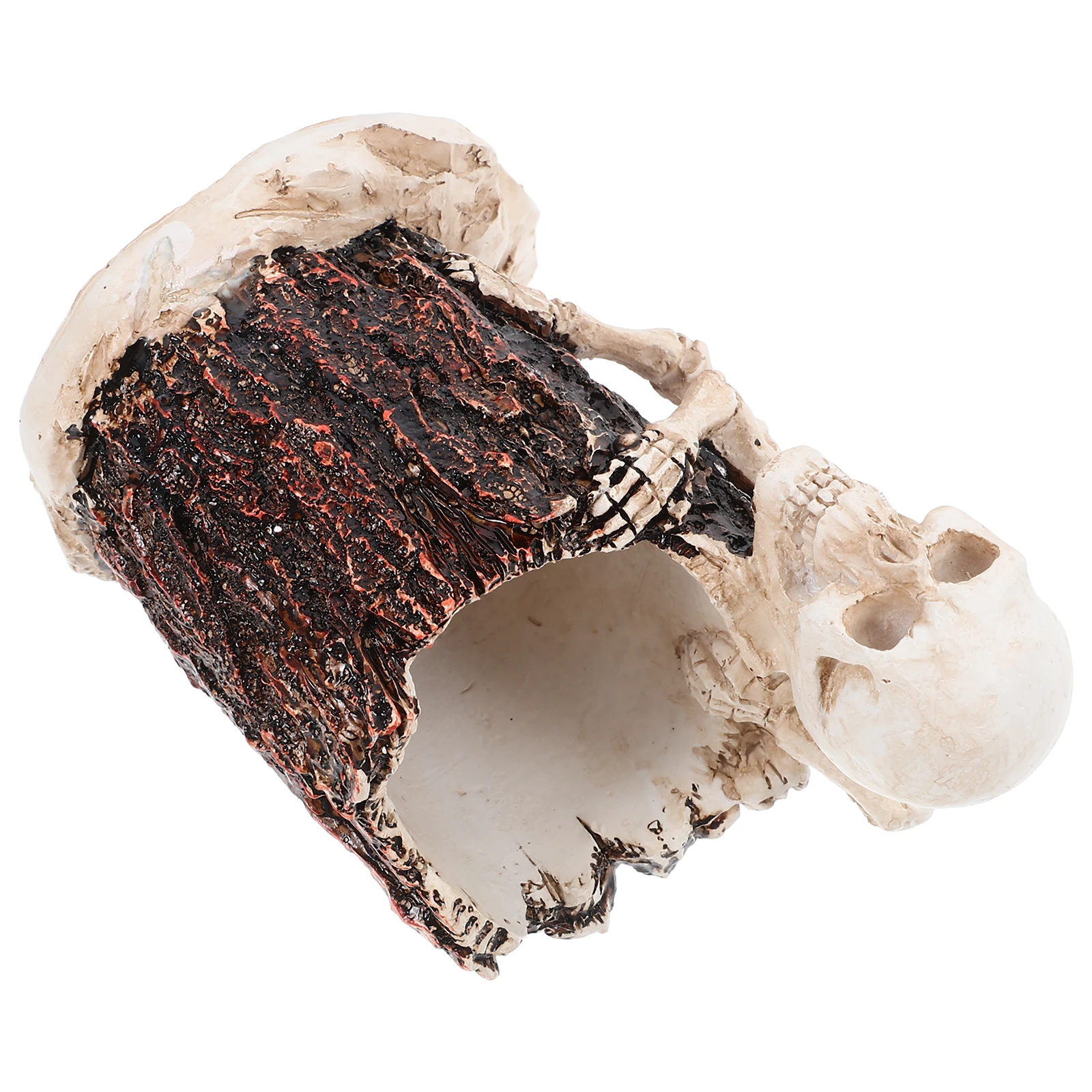 

Skull Resin Pen Holder Desk ganizer Halloween Ghost Planter Stylish Modern Decorations Office Home Supplies Storage Container