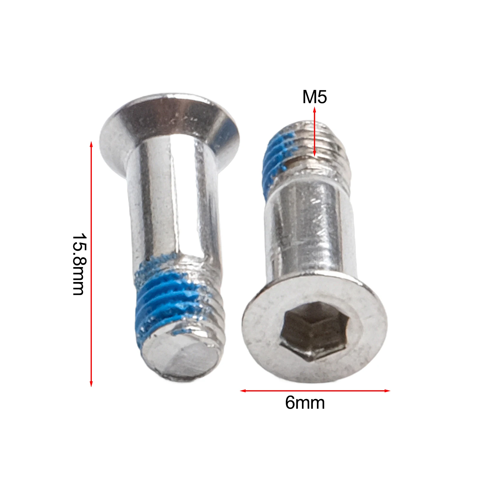 

10pcs Rear Derailleur Wheel Pulley Screw Rear Derailleur Bolt Stainless Steel M5 Screws For Bicycle Rear Derailleur Pulley Acces