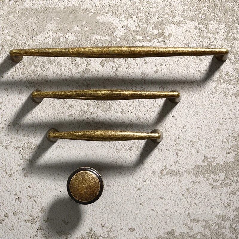 Antique Long Cabinet Pulls Drawer Knobs Vintage Wardrobe Door Pull Retro Dresser Handles Kitchen Accessories Furniture Handles
