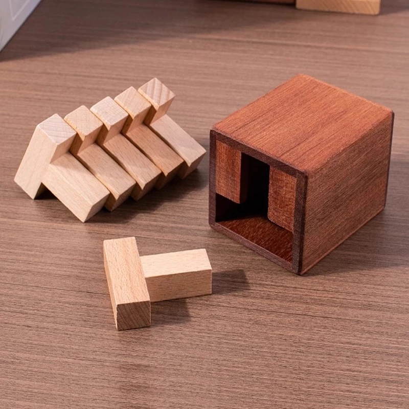 Alta difficoltà Sei T Puzzle in una scatola Rompicapo IQ Test Giocattoli Giochi mentali educativi Regali creativi Rompecabezas Adultos