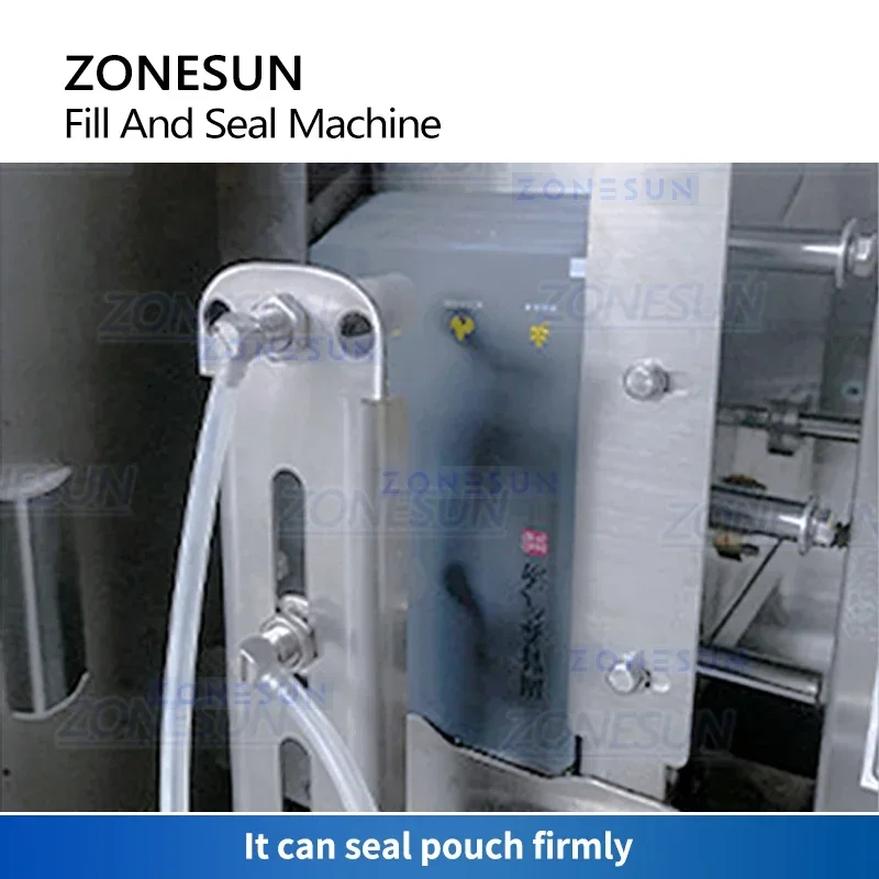 ZONESUN-máquina automática de embalaje de bolsas prefabricadas, equipo de llenado y sellado de gránulos, bolsa de té, relleno de bolsas de pie, ZS-AFS04