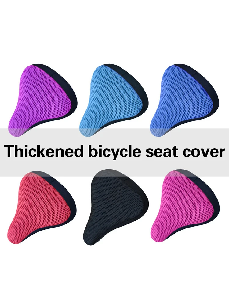 AliExpress NONE New 3D Bicycle  Cover Soft Bike Seat Covers Cycling Silicone Seat Cushion Cycling Breathable  Comfortable Bicycle
