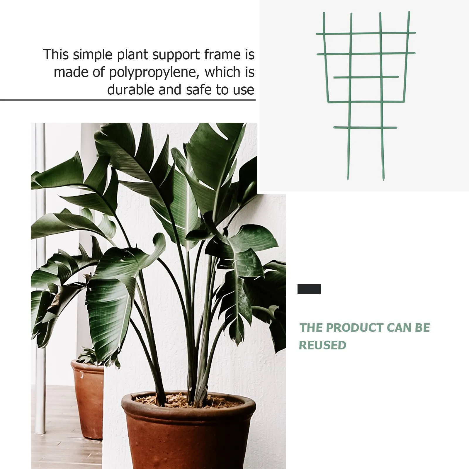 20 pcs Plant Garden Support Climbing Trellis Indoor Halloween Christmas New Year Garden Plant Support Garden Plant Support Frame