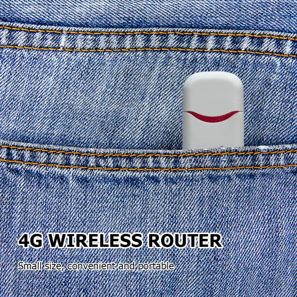 Wireless LTE WiFi Router 4G SIM Card Portable 150Mbps USB Modem Pocket Hotspot Dongle Mobile Broadband for Home Office WiFi