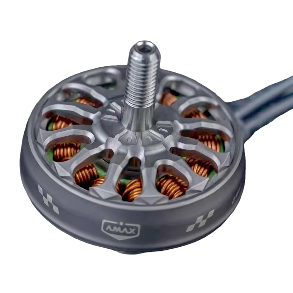 AMAX 2808 المنافسة فرش السيارات 3-6S Φ5mm FPV RC الطائرة بدون طيار نموذج طائرة رباعية حرة طويلة المدى 350 450 750 1250 1400 1600KV #5