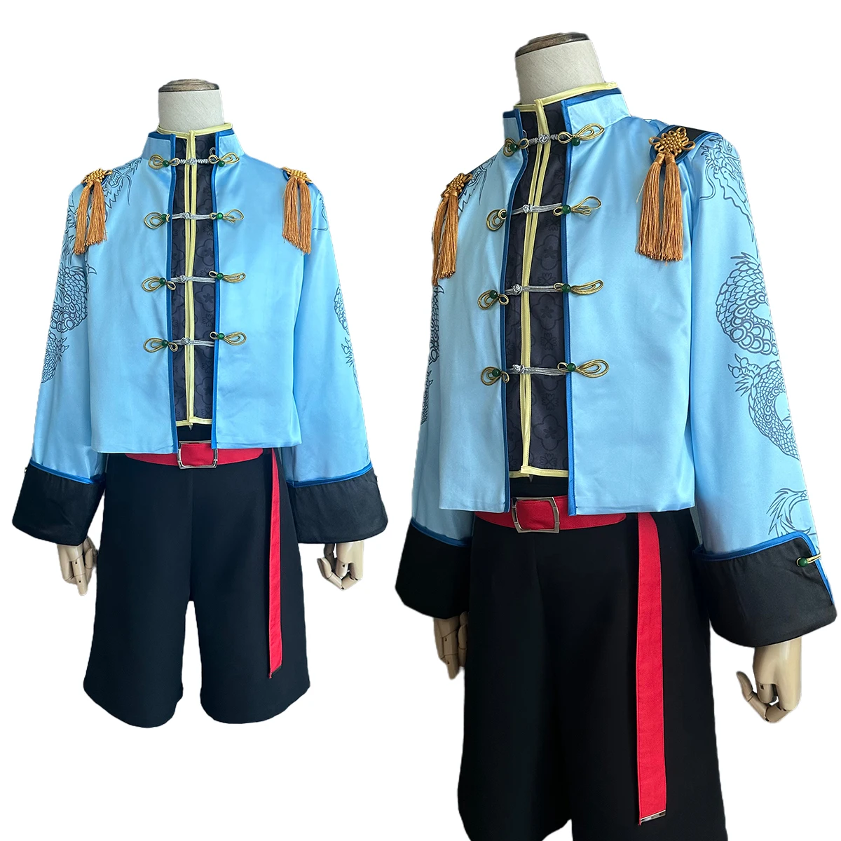 HOLOUN Mob 100 Anime Mobu Saiko Hyaku Kageyama Shigeo Cosplay China Costume Wig Kung Fu Tang Suit Outfit Stage Uniform Gift