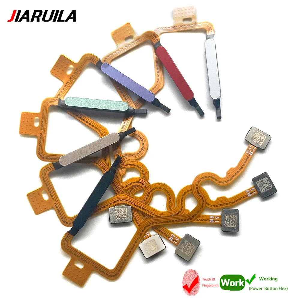 Fingerprint Sensor Home Return Key Menu Button Flex Ribbon Cable For infinix Hot 40 40i Pro X6836 X6837 X6528B