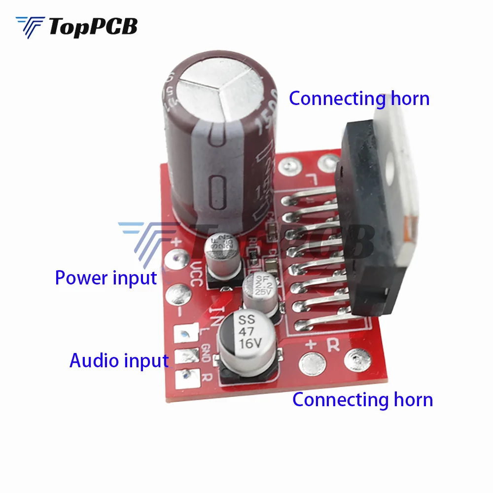 CD7379 Digital Power Amplifier Board 38W+38W High Power Dual Channel Stereo Audio Amplifier DC 9-17.5V for Speaker Subwoofer 12V