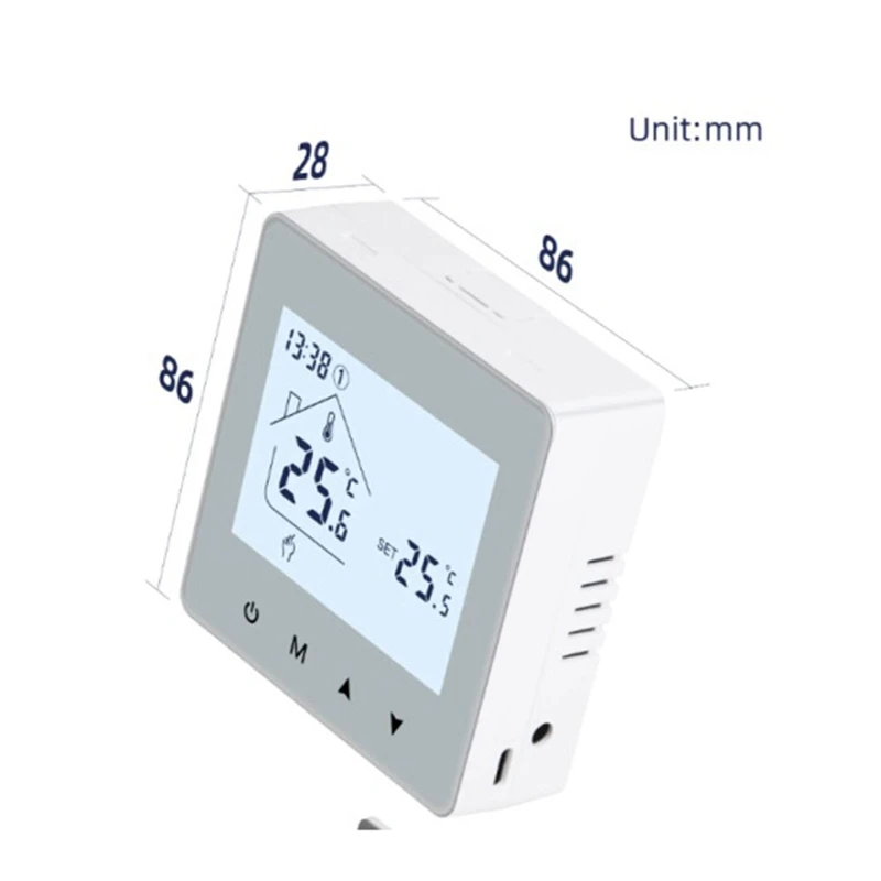 Tuya Smart Wireless Thermostat For Gas Boiler Room Heating RF Home Temperature Controller Programmable Thermostat