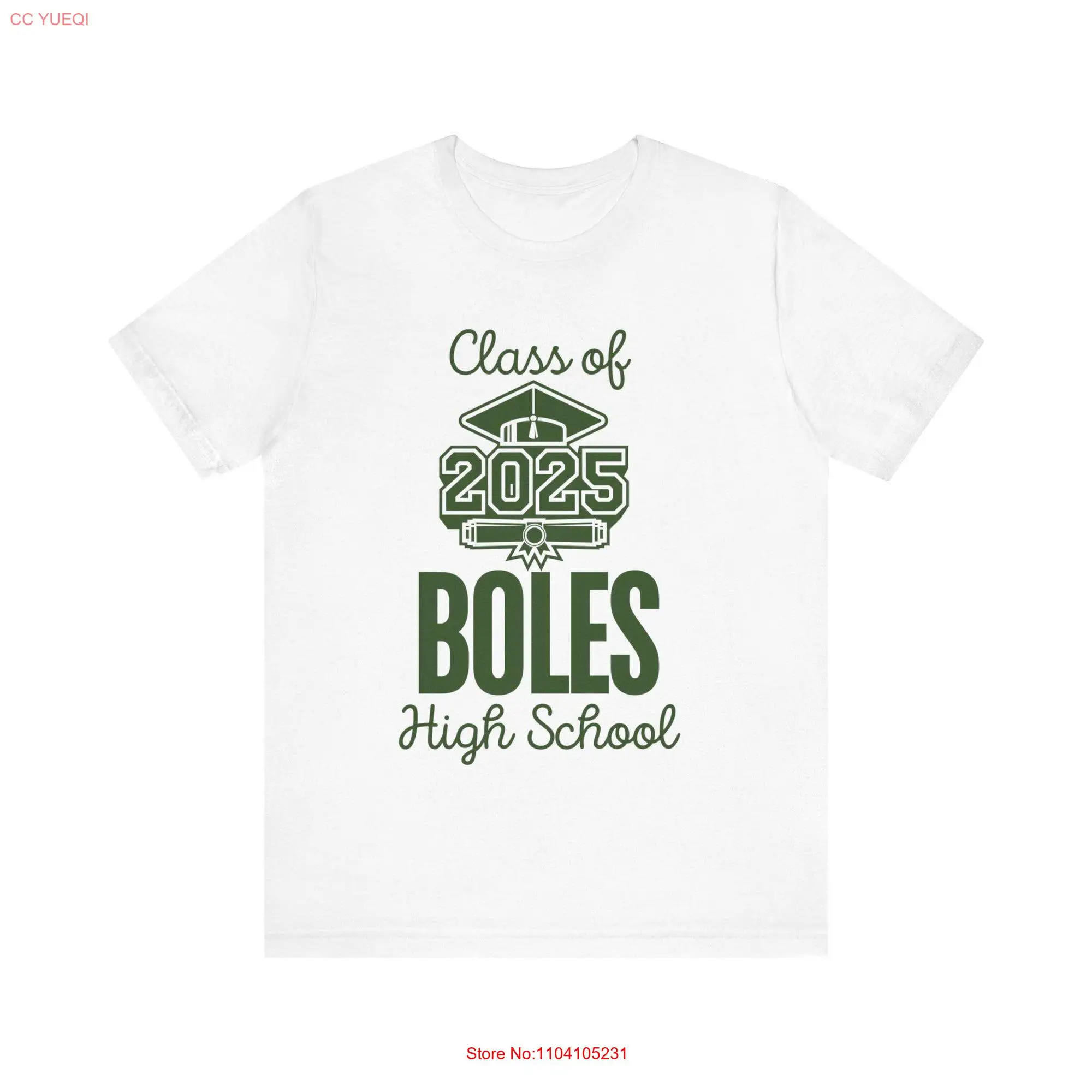 Class of 2025 Boles T Shirt long or short sleeves