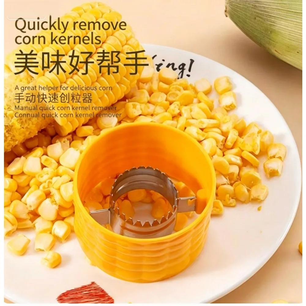 Corn Stripper Tool, Corn Kernel Remover for Home Kitchen. Easy Peel Grate Corn Off Cob. Multifunctional Kitchen Gadget. - Detail 1