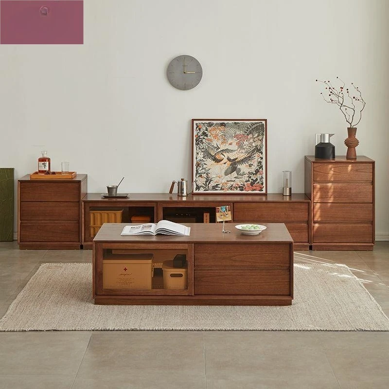 B Solid Wood Tv Cab…