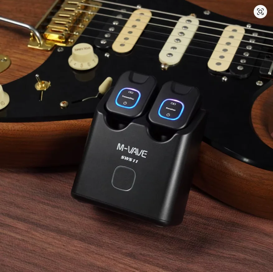 

Беспроводная гитарная система UTIMO M VAVE SWS11 5.8ГГц: цифровой передатчик и приемник для электрогитары и электробаса