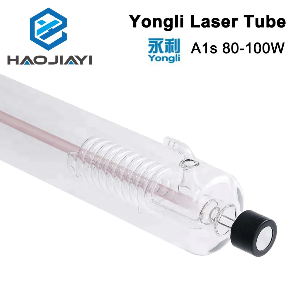 

HAOJIAYI Yongli A1s 90W CO2 Laser Glass Tube Length 1100 Dia. 80mm for CO2 Laser Engraving and Cutting Machine