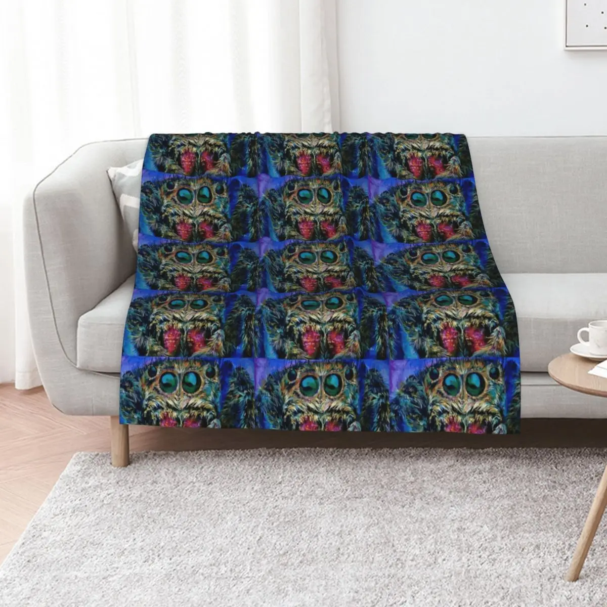 Vincent the Jumping Spider Throw Blanket sofa bed Vintage wednesday anime Soft Beds Luxury Throw Blankets