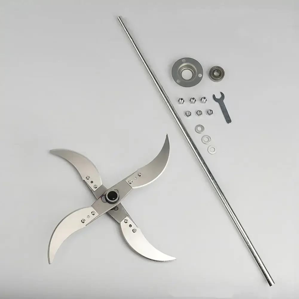 22,5-23,5cm Haushalts- und Landwirtschafts-Grashäcksler-Klinge mit Verstellbarem Durchmesser für Viehfutter und Gemüse Scharfe Edelstahlklinge – Detail 13