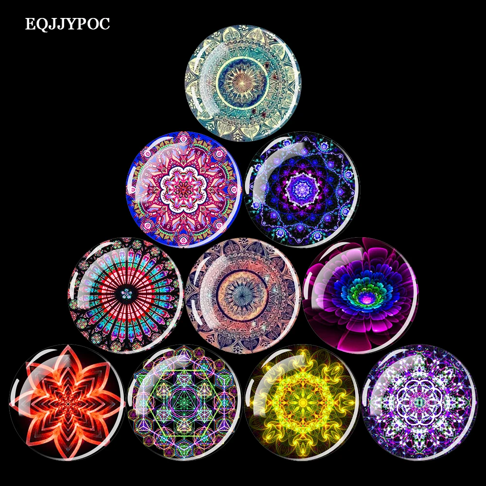 Mandala Magnesy na lodówkę Datura Kwiat życia Naklejki na szybę Magnes na lodówkę Buddyjska medytacja Święta geometria Wystrój domu