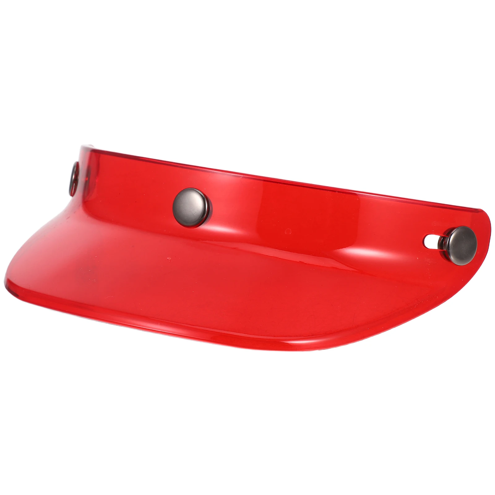 

Retro Motorcycle Visor 3 Buckle Secure Fixation Lightweight Plastic Sunshade Shield Replacement For Urban Commuters Uv