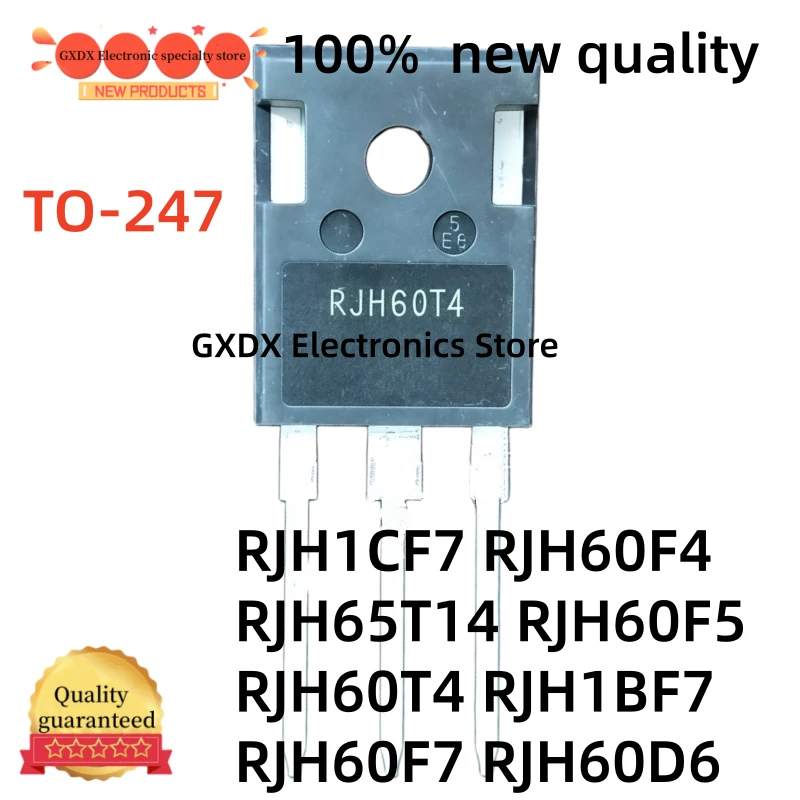 5-10-20 pieces 100% new RJH60F5 RJH60D6 RJH1BF7 TO247 RJH1CF7 RJH60T4 RJH60F7 RJH60F4 RJH65T14 TO-247 Transistor in stock