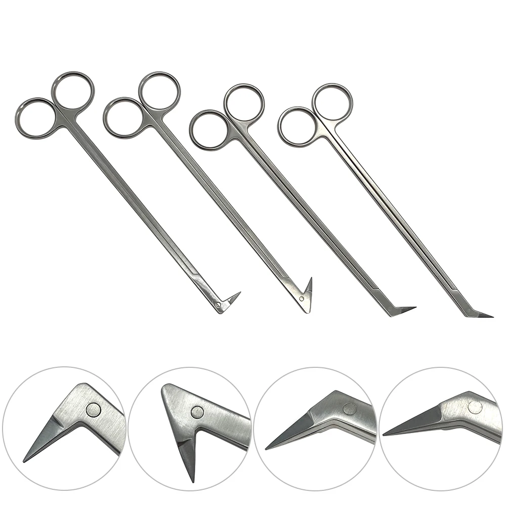 Micro Vascular Scissor 45°  60°  90° 135° Crown Angled Blunt tip Micro Surgical instrument 1pc