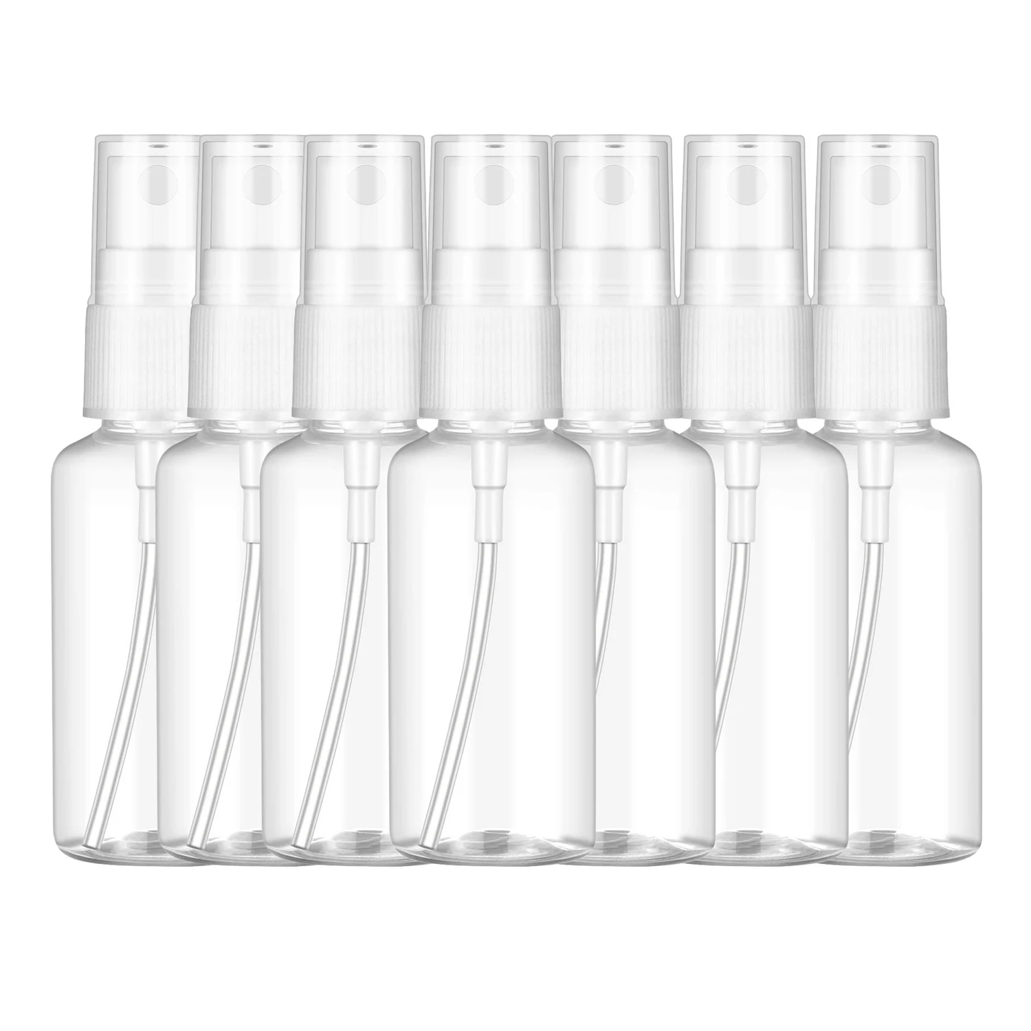 50PCS 60 Ml Transparent Plastic Perfume Atomizer Small MIni Empty Refillable Bottle