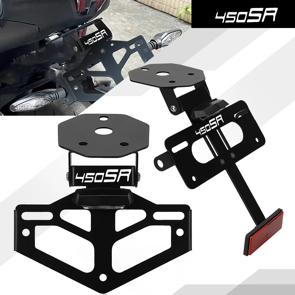 

FOR CFMOTO CF MOTO 300SR 250SR 450NK 2022-2024-2025 License Plate Holder Fender Eliminator Registration Bracket 450SR/SR-S/SS