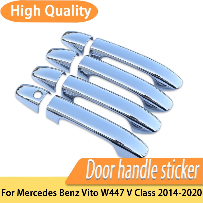 

Carbon Fiber Car Door Handle Cover Styling Accessories For Mercedes Benz Vito W447 V Class 2014-2020 Funduoo