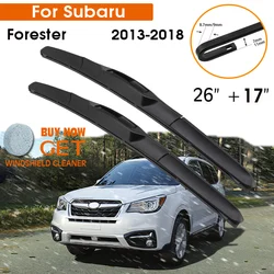 Auto Wisser Voor Subaru Forester 2013-2018 Voorruit Rubber Silicon Refill Ruitenwissers 26 