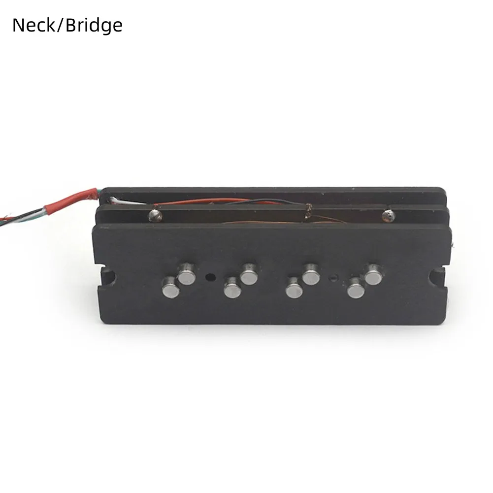 

1pc 4-string Bass Cartridge Humbucker For 4 Strings Bass Pickup Noise Neck Bridge Reduction Split Coil Basses Accessories