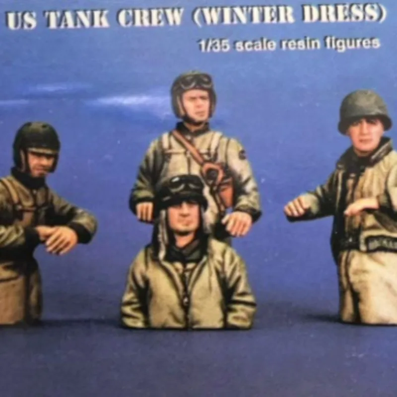 

1/35 Scale Resin Figure Assembly Model Kit US TANK CREW Historical Military Miniature Statue Unassembled and Unpainted 345