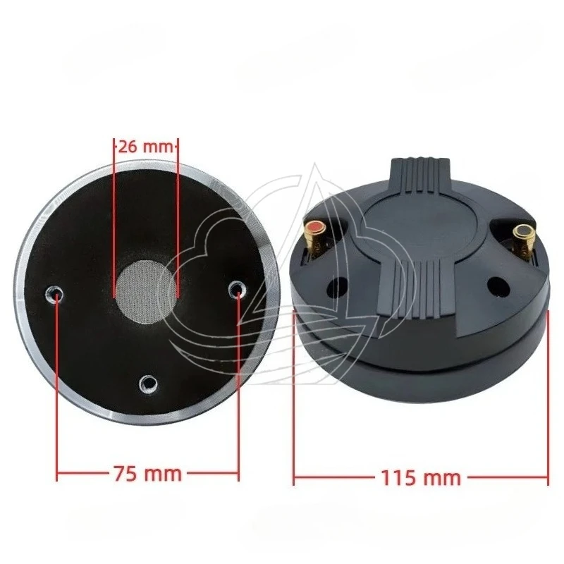 

44-Pin High Frequency Horn Driver 115 Magnet Flat Edge Diaphragm Outdoor Stage Audio Tweeter