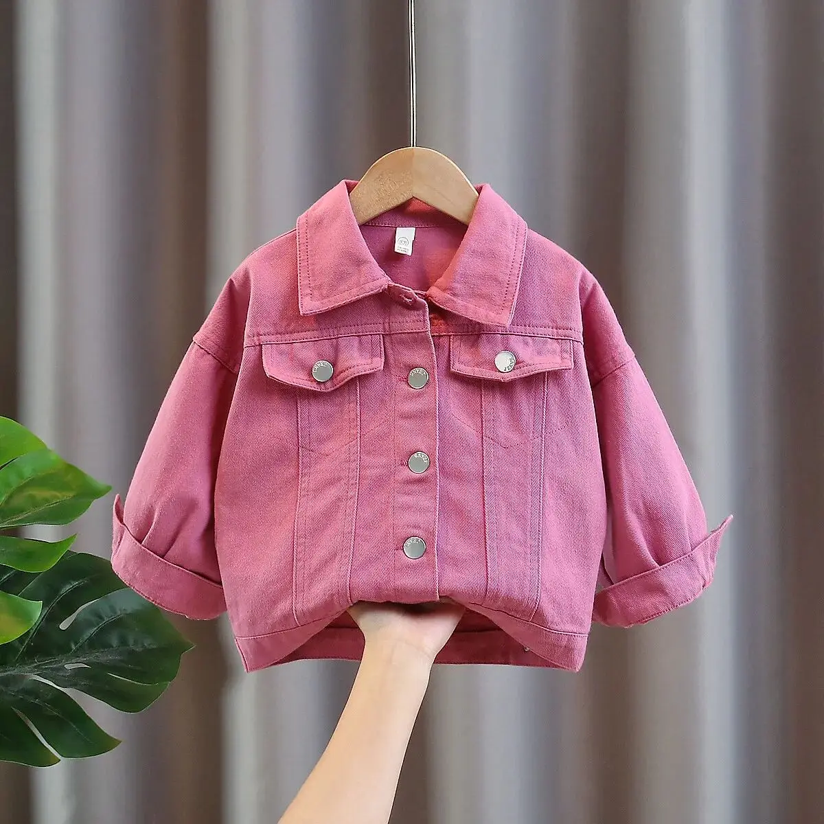 

New Girls Denim Jacket Autumn Clothes Little Girls Baby Fashion Denim Jacket Children's Casual Top Kids Coat For Girl 0 2 4 67Y